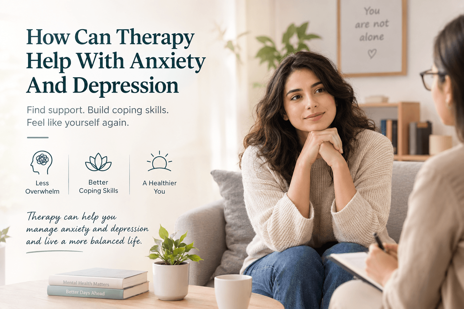 How Can Therapy Help With Anxiety And Depression